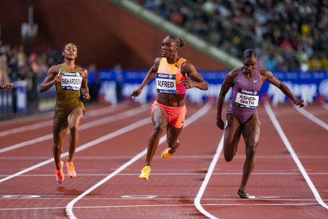 Julien Alfred caps off season in style with Diamond League title in Brussels as Sha'Carri Richardson finishes eighth