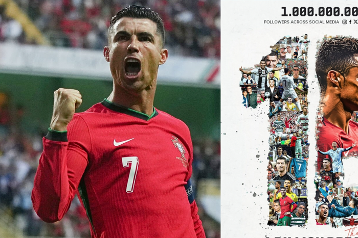 Cristiano Ronaldo becomes the 1st individual to surpass 1 BILLION followers worldwide