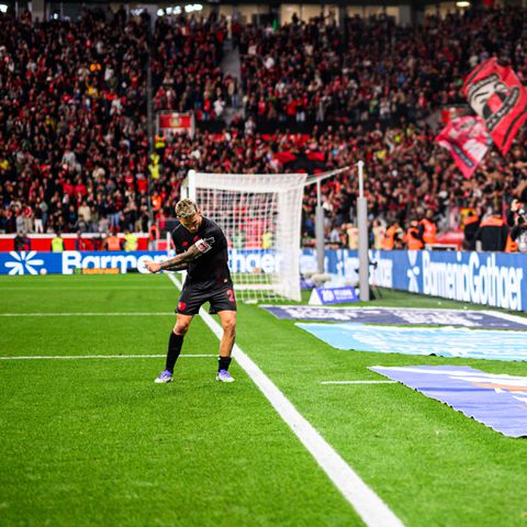 Grimaldo decided the game for Leverkusen with his fantastic setpiece magic. (Photo Credit: Leverkusen/X)