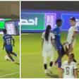 WATCH: Shock as Ashleigh Plumptre clashes fiercely with Super Falcons icon Asisat Oshoala