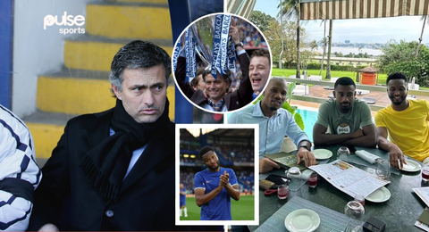 'Daddy is missing' — Mourinho responds to Mikel Obi and ex-Chelsea stars Drogba and Kalou picture