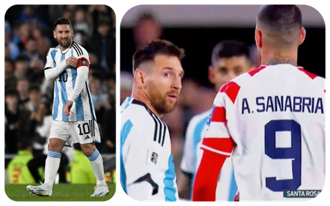 Lionel Messi react viciously after ex-Barcelona player 'spits' at him during Argentina’s game against Paraguay