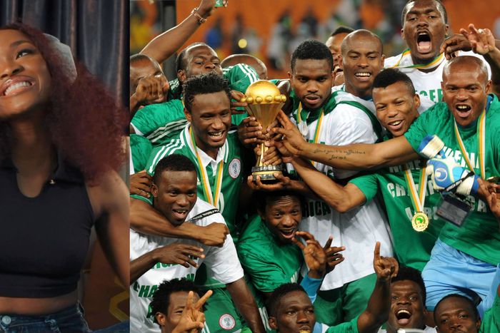 Nigerian criminologist, model, and reality TV star Ilebaye Precious Odiniya also known as Baye or Gen-Z Baddie has joined the Super Eagles brand for the upcoming AFCON campaign. - Imago