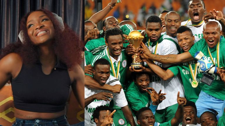 Nigerian criminologist, model, and reality TV star Ilebaye Precious Odiniya also known as Baye or Gen-Z Baddie has joined the Super Eagles brand for the upcoming AFCON campaign. - Imago