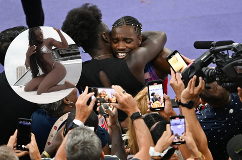 Noah Lyles got the prize: Junelle Bromfield embodies her effortless natural beauty and strength leaving fans captivated