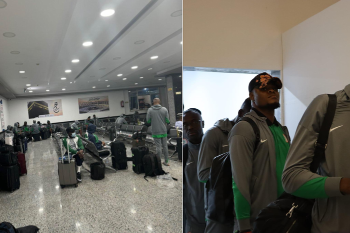 Nigeria players stranded in Libyan airport || Image credit: Libya observer