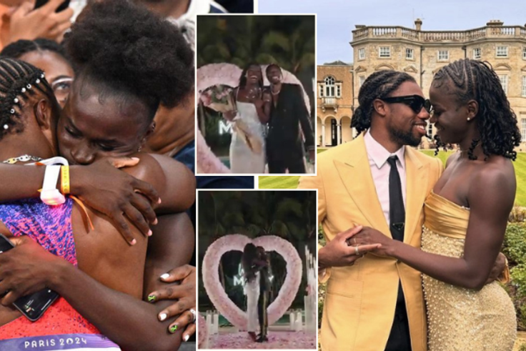 A beautiful love story: Junelle Bromfield says YES to Noah Lyles as the track power couple gets engaged