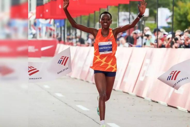 History made: Kenya's Ruth Chepngetich destroys marathon world record in Chicago