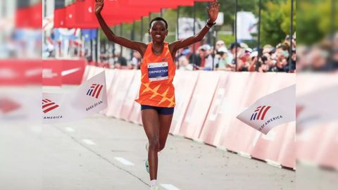 History made: Kenya's Ruth Chepngetich destroys marathon world record in Chicago