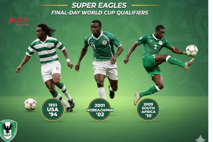 Super Eagles: 3 times Nigeria have sealed World Cup qualification on final-day
