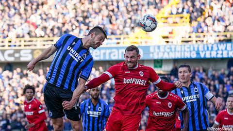 Club Brugge slip up against resilient Royal Antwerp