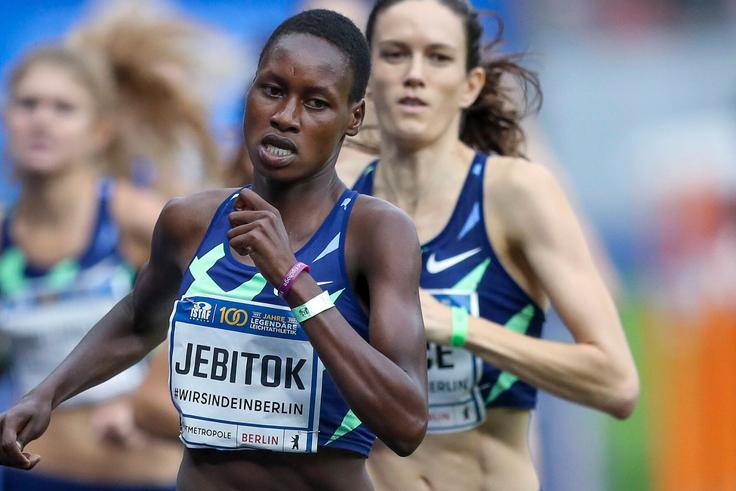 Watch as Kenya's Jebitok mistakenly stops a few meters to finishline but ends up winning [VIDEO]