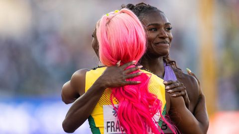 Dina Asher-Smith sparks speculation over potential partnership with Shelly-Ann Fraser-Pryce