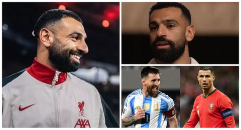 Salah snubs Lionel Messi, picks two Real Madrid legends as biggest football idols