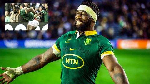 'Is this freedom?'- Fans react to Siya Kolisi's post-divorce flag-print undies moment