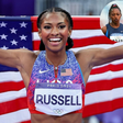 'I didn't even know I had it' - American sprint legend recounts finding out Masai Russell broke her U.S Trials record