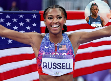 'I didn't even know I had it' - American sprint legend recounts finding out Masai Russell broke her U.S Trials record