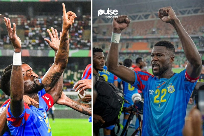 Chancel Mbemba celebrates after the match against Cameroon | BR Football and Gondwanais on X