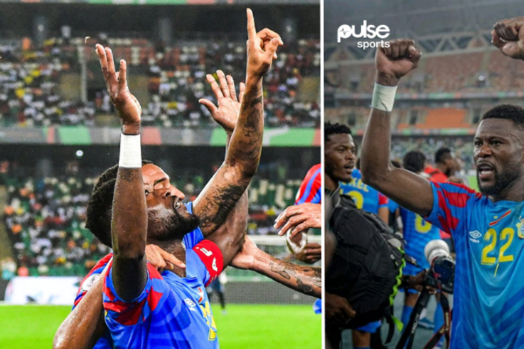 Chancel Mbemba celebrates after the match against Cameroon | BR Football and Gondwanais on X