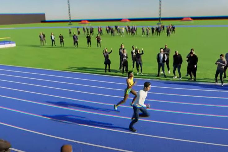 Could the average man actually run faster than 'fastest woman alive' Elaine Thompson-Herah? 3D simulation hilariously reveals all