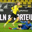Haaland double sees Dortmund rout Freiburg to trim Bayern's lead