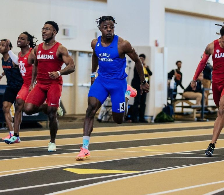 Alaba Akintola ready to defend sprint titles at C-USA Championships