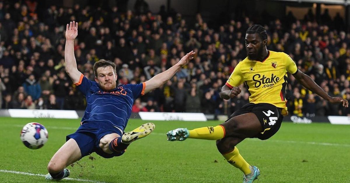 Tobi Adeyemo celebrates debut goal for Watford | Pulse Sports Nigeria