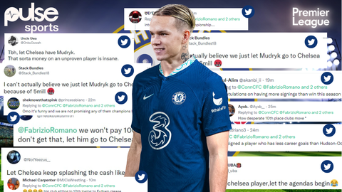 'This is just Crazy' - Chelsea and Arsenal fans react amid imminent Mykhaylo Mudryk transfer