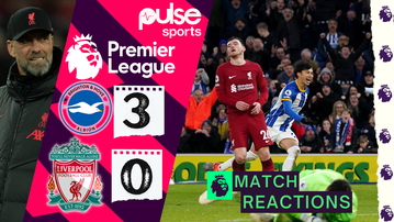 'Klopp Out' - Liverpool fans react after shock loss against Brighton