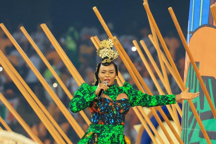 Yemi Alade performed at AFCON opening ceremony