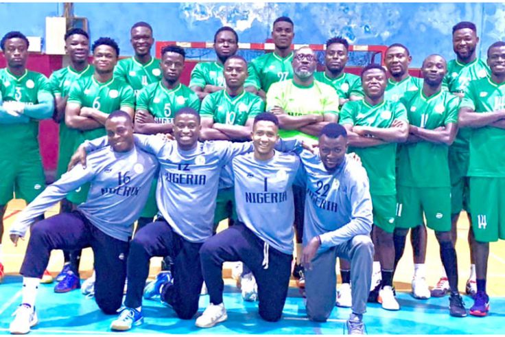 Nigeria's handball team, the Golden Arrows.