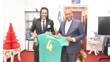 Rigobert Song: Former Cameroon captain appointed head coach of Central African Republic