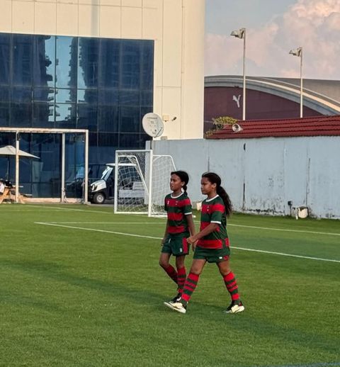 In Dubai, Ava and Mia the Daughters of Super Eagles of Nigeria legend Mikel Obi led the youth team to a 4-0 win in Dubai