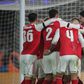 Arsenal players celebrating || Imago