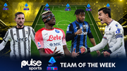 Osimhen, Lookman headline Serie A team of the week