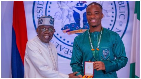 AFCON 2023: Bruno Onyemaechi hails President Buhari for MON award