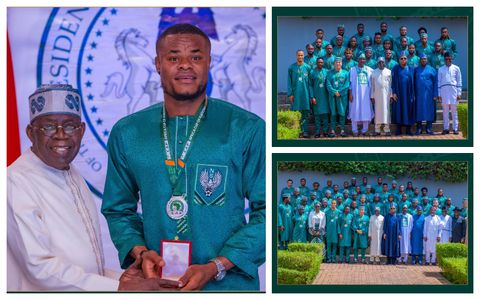 Super Eagles Honored with National Awards: President Tinubu Pledges Support for Sports Evolution