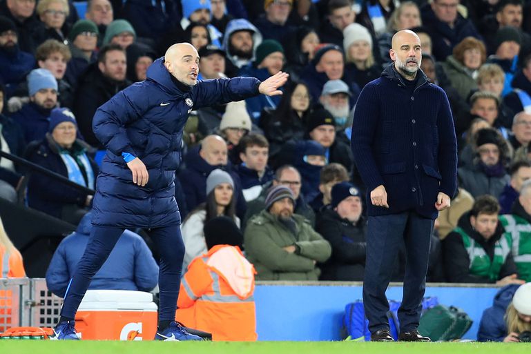 Enzo Maresca and Pep Guardiola