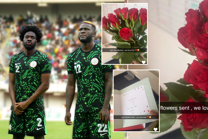 Valentine's Day: Super Eagles star receives romantic gift from mystery woman to set tongues wagging