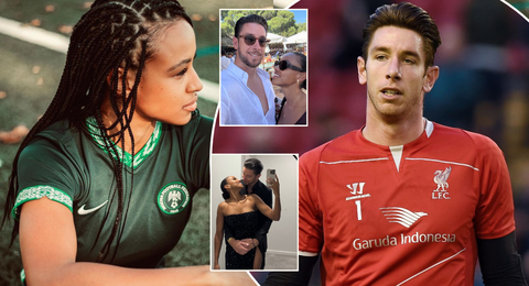 Onyinye Zogg: Most beautiful Super Falcons star finally reveals her boyfriend who is a former Liverpool star