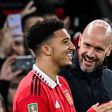 Erik ten Hag has offered a hint about the possibility of Jadon Sancho being utilised differently by Manchester United.