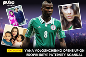 Brown Ideye: Yana Voloshchenko exposes how AFCON 2013 winner neglected their children in Ukraine in messy paternity scandal