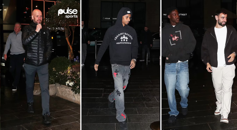Rashford, Ten Hag hit the streets with other Manchester United stars on Boys Night Out ahead of Liverpool FA Cup tie