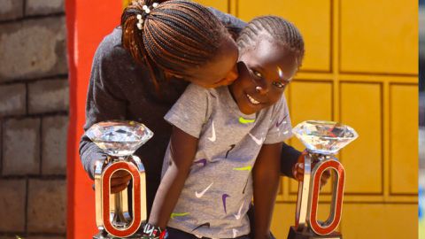 Faith Kipyegon opens up on what she teaches her six year old daughter