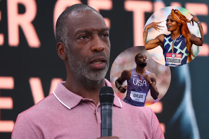 Michael Johnson, Noah Lyles, and Sha'Carri Richardson