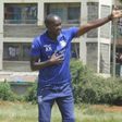 Bandari head coach Anthony Modo Kimani issuing instructions.