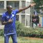 Bandari head coach Anthony Modo Kimani issuing instructions.