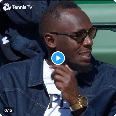 Watch the moment Bolt equalled his World Record at Monte Carlo Masters