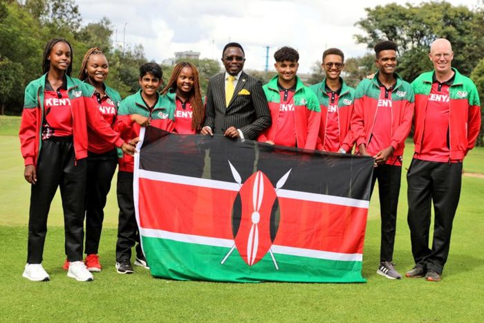 The seven-member junior team for the All Africa Team Championship