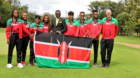 Team Kenya urged to raise flag high at the All Africa Golf Team Championship